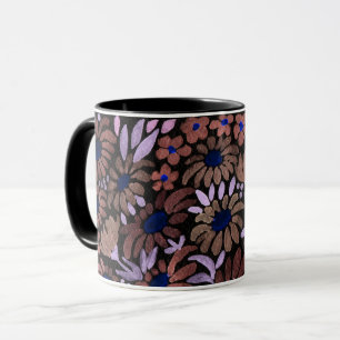 Akvarell kamomill äng blommor blomster fält d mugg