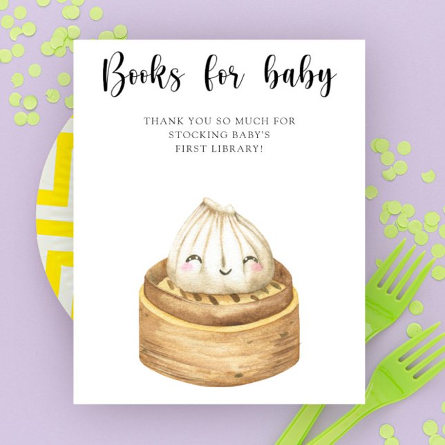 Akvarell kinesisk dumpling - böcker för bebisar poster (Skapare uppladdad)