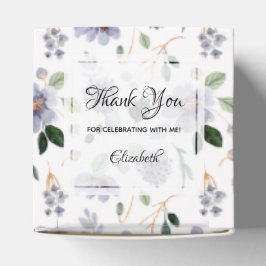 Akvarell Lavendel Lila Blommor Presentaskar