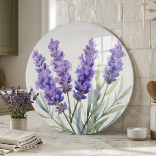 Akvarell Lavendelblommor