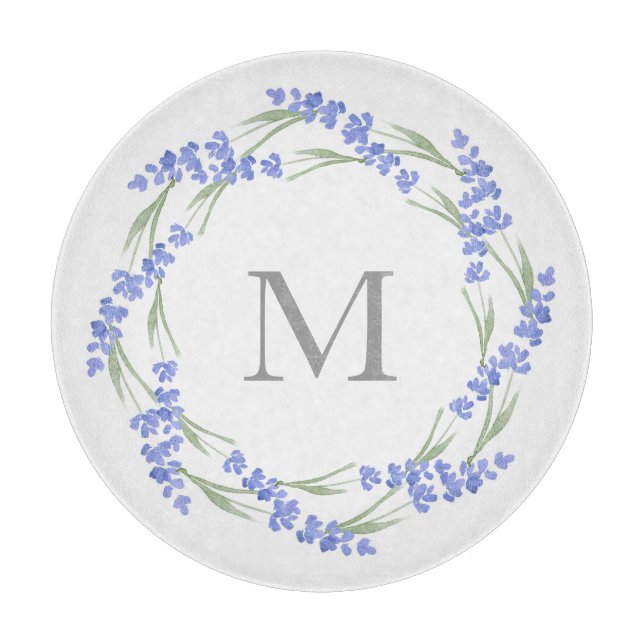 Akvarell Lavendelkrans  (Framsidan)