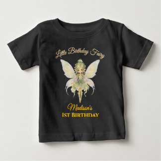 Akvarell Liten Älva Födelsedag T Shirt