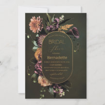 Akvarell Ljus tapet blommor guld Bröllop