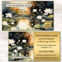 Akvarell Lotus Konstnärlig Meditation Yoga
