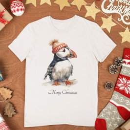 Akvarell Lunne Jul Kläder Kust T Shirt