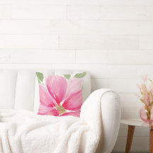 Akvarell Magenta Blomning