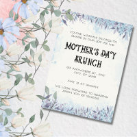 Akvarell,Mammas kärlek i blom, Mors dag Brunch 
