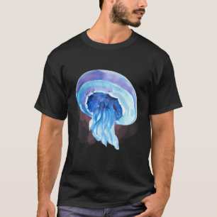 Akvarell Maneter Djuphavsdjur och Rift T Shirt