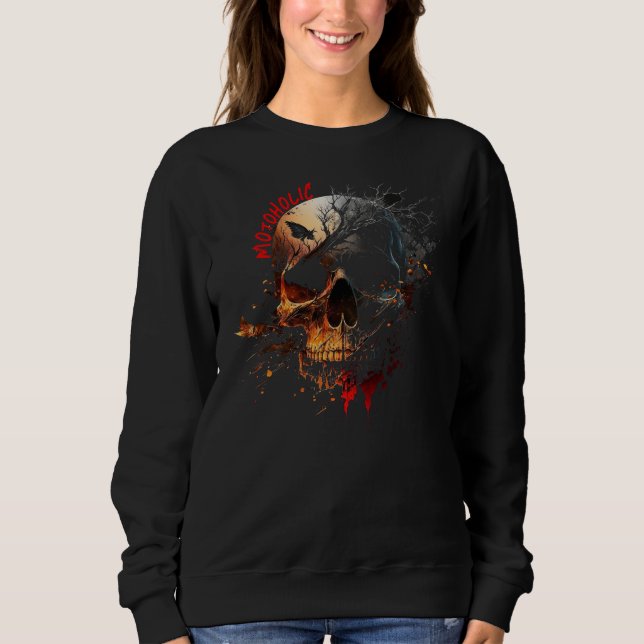 Akvarell Motoholic T Shirt (Framsida)