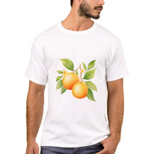 Akvarell Orange Blomma