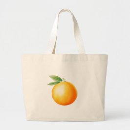 Akvarell Orange Jumbo Tygkasse
