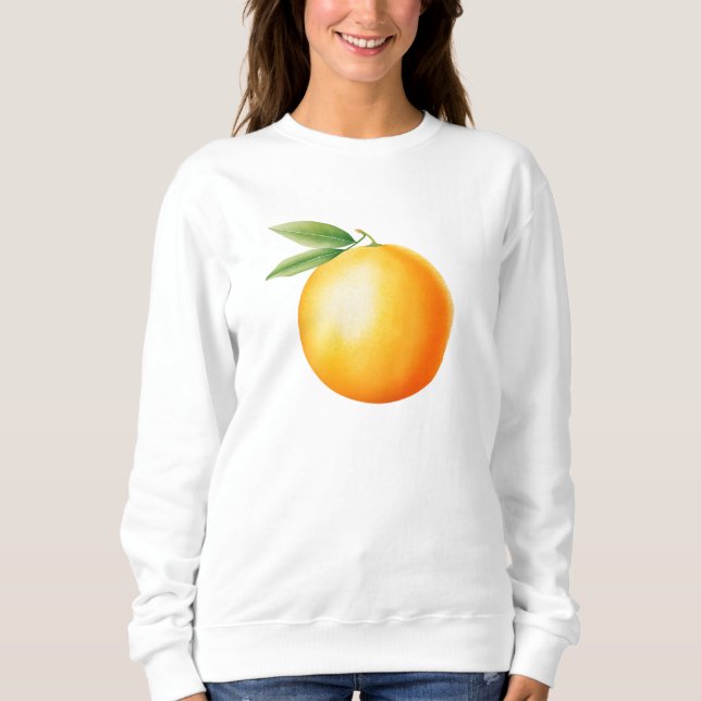 Akvarell Orange T Shirt (Framsida)