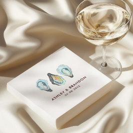 Akvarell Östersjö Coastal Strandbröllop Pappersservett