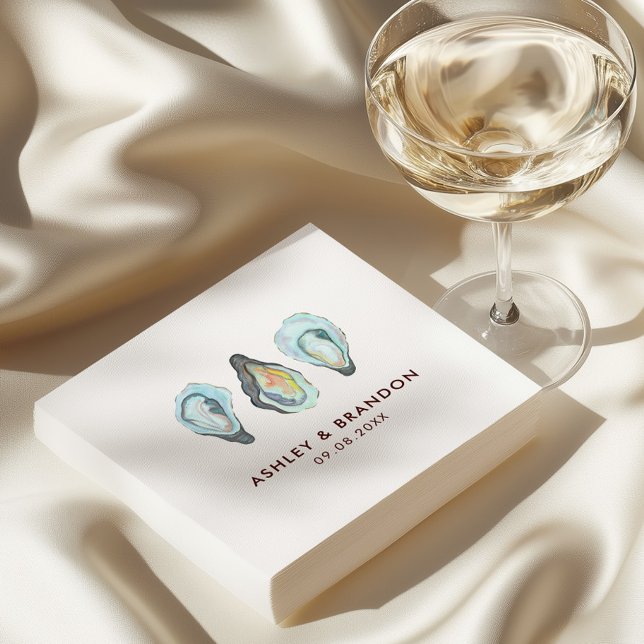 Akvarell Östersjö Coastal Strandbröllop Pappersservett (Skapare uppladdad)