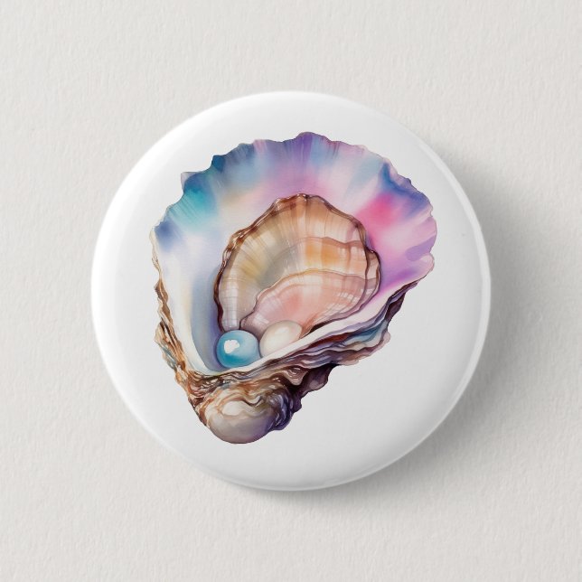 Akvarell Oyster Knapp (Framsida)