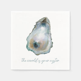 Akvarell Oyster Pappersservett
