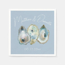 Akvarell Oyster  Pappersservett