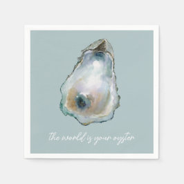 Akvarell Oyster Pappersservett