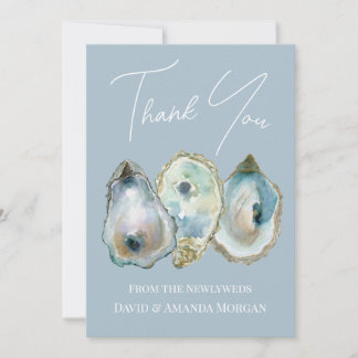 Akvarell Oyster  Tack Kort