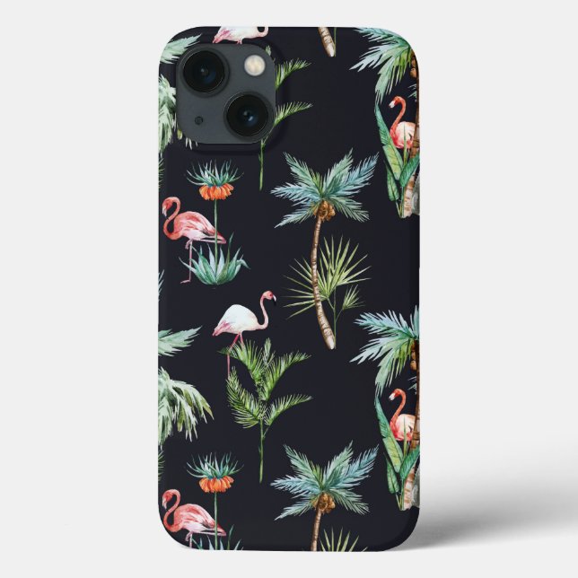 Akvarell Palm Mönster (Baksida)