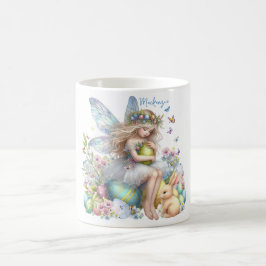 Akvarell Påsk Vår Fe Kaffemugg