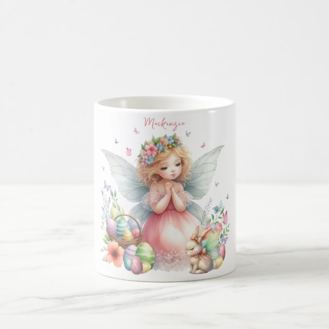 Akvarell Påsk Vår Fe Kaffemugg (Center)