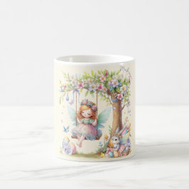 Akvarell Påsk Vår Fe Kaffemugg
