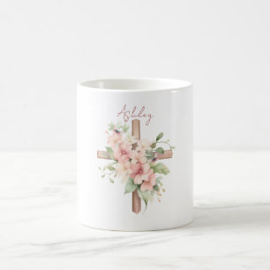 Akvarell Påskkors Personligt Kaffemugg