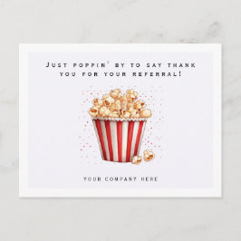 Akvarell Popcorn Rekommendation Tack Fastighetler Vykort