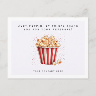 Akvarell Popcorn Rekommendation Tack Fastighetler Vykort