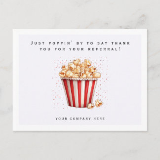 Akvarell Popcorn Rekommendation Tack Fastighetler Vykort