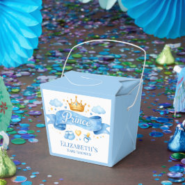 Akvarell Prince Boy Baby Shower Presentaskar