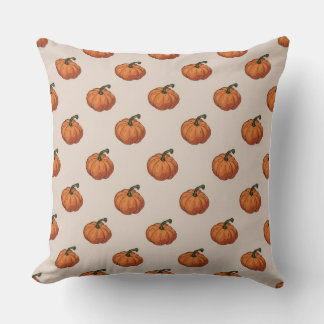akvarell Pumpkin Style Kuddcover Kudde