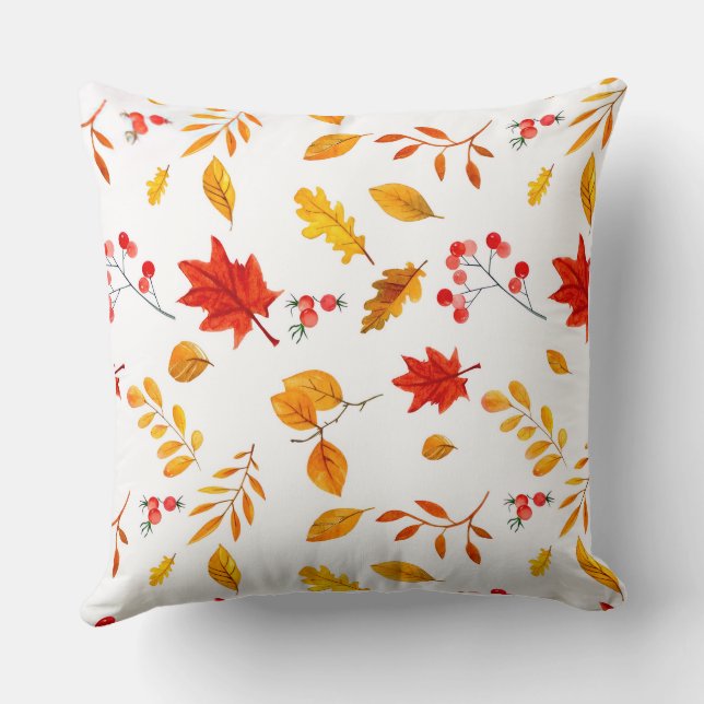akvarell Pumpkin Style Kuddcover  Kudde (Baksida)