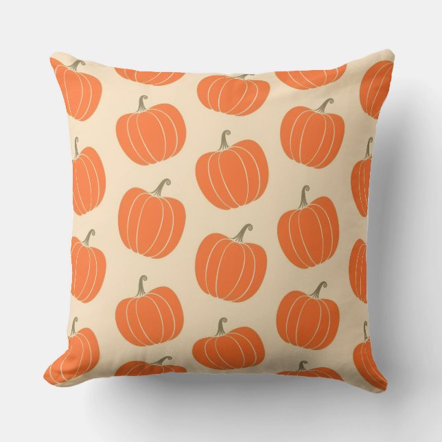 akvarell Pumpkin Style  Kuddcover  Kudde (Framsida)