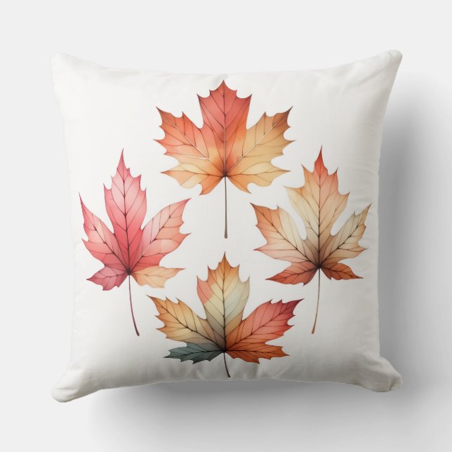 akvarell Pumpkin Style Kuddcover  Kudde (Baksida)