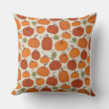 akvarell Pumpkin Style Kuddcover