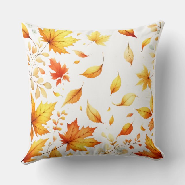 akvarell Pumpkin Style  Kuddcover  Kudde (Baksida)