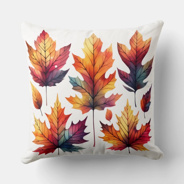 akvarell Pumpkin Style Kuddcover  Kudde (Baksida)