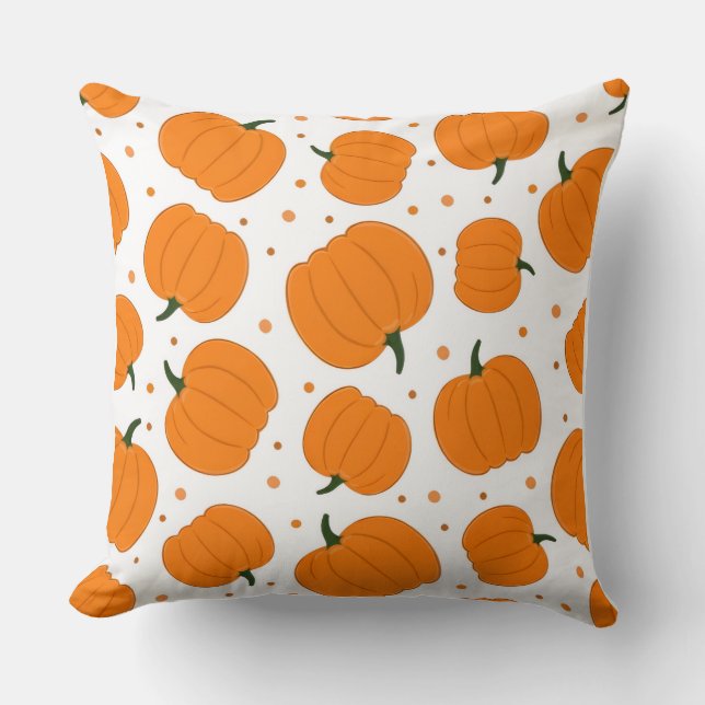 akvarell Pumpkin Style Kuddcover  Kudde (Framsida)
