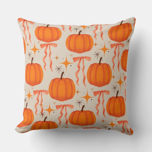 akvarell Pumpkin Style  Kuddcover  Kudde (Framsida)