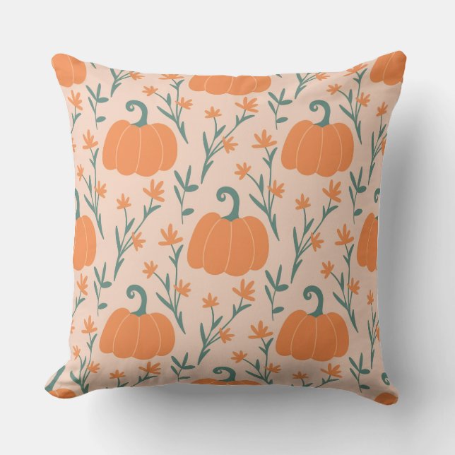 akvarell Pumpkin Style  Kuddcover  Kudde (Framsida)