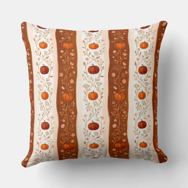 akvarell Pumpkin Style Kuddcover  Kudde (Baksida)