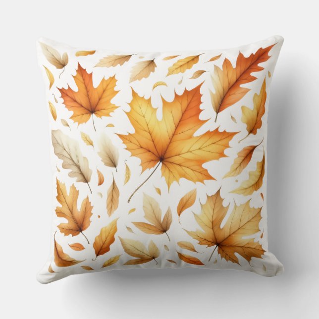 akvarell Pumpkin Style  Kuddcover  Kudde (Baksida)