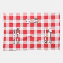 Akvarell Röd Randig