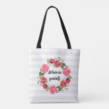 Akvarell röda och rosa blommor krans cirkel