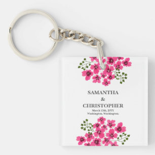 Akvarell Rosa Blommor-53431
