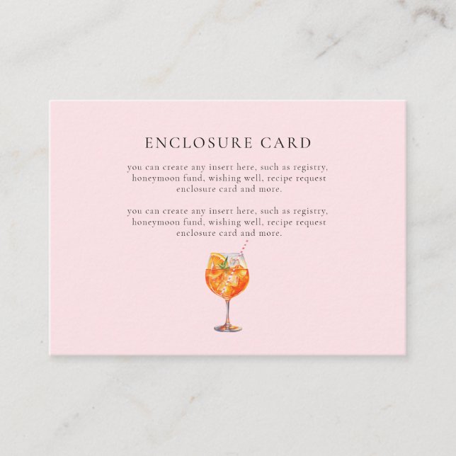 Akvarell Rosa Kärlek Vid Första Kicken Bröllopsfes Tilläggskort (Framsida)