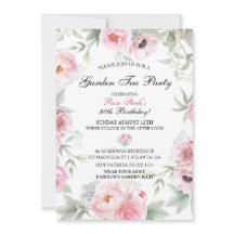 Akvarell Rosa Rosor Blommor