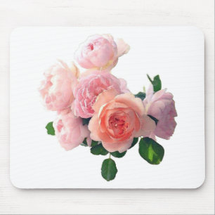 Akvarell Rosa Rosor Elegant Mall Modern Musmatta